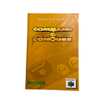 Command and Conquer Manual for N64